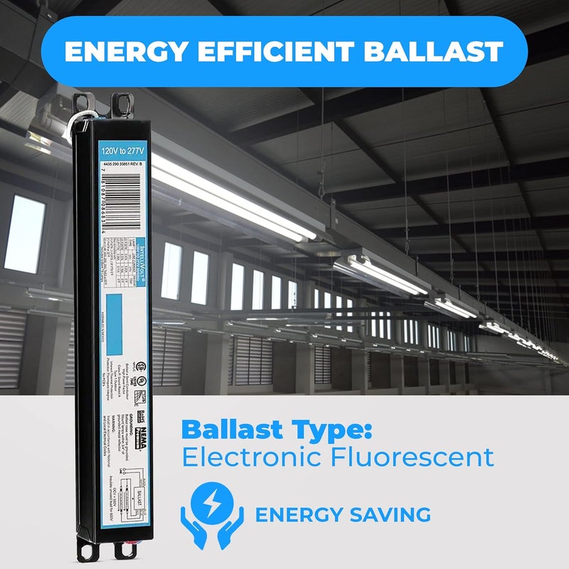 OHLECTRIC Replacement for ICN2P32-SC 1&2 Lamp - T8 Fluorescent Ballast, Electronic Ballast Replacement 120-277 Volt, Instant Start - Standard and Energy Efficient Ballasts - UL Approved - Image 4